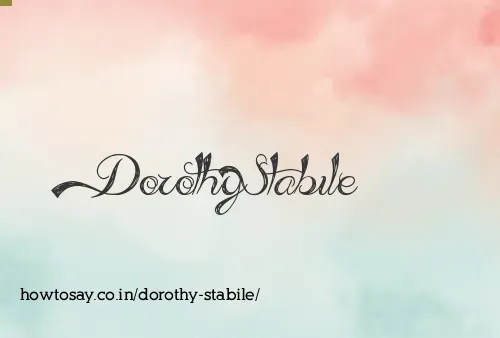 Dorothy Stabile