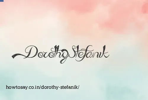 Dorothy Stefanik