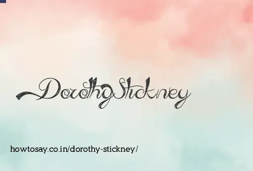 Dorothy Stickney