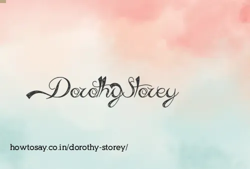 Dorothy Storey
