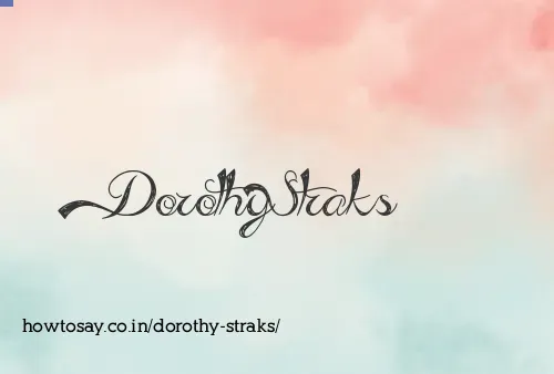 Dorothy Straks