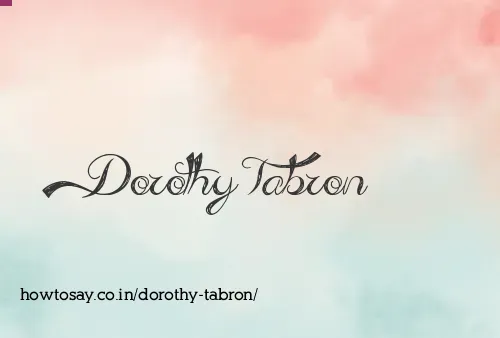 Dorothy Tabron