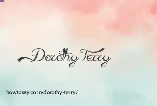 Dorothy Terry