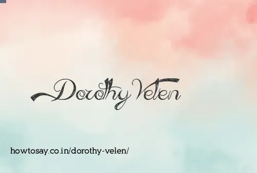 Dorothy Velen