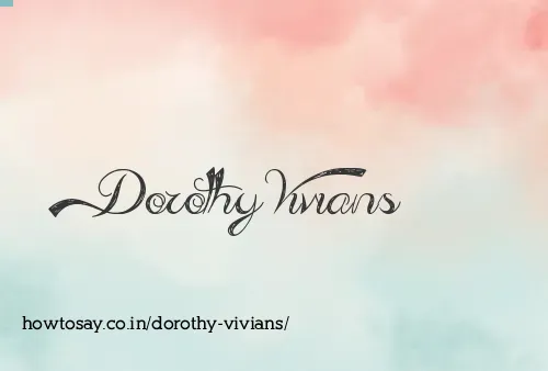 Dorothy Vivians