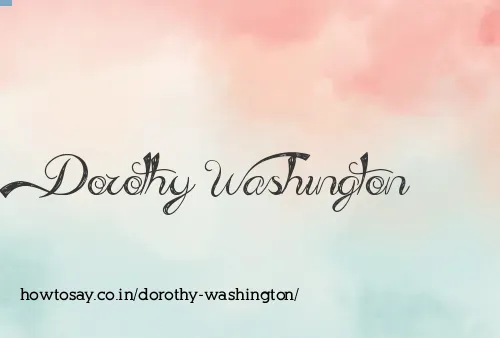 Dorothy Washington