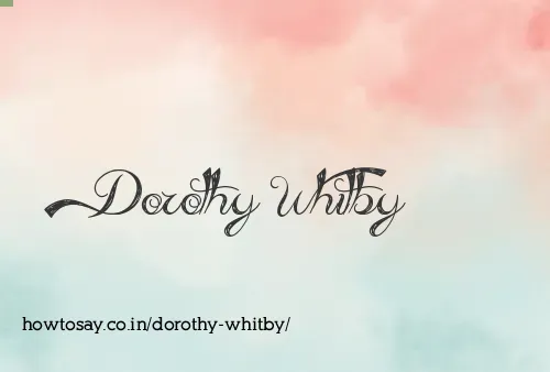 Dorothy Whitby