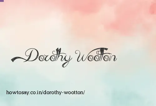 Dorothy Wootton