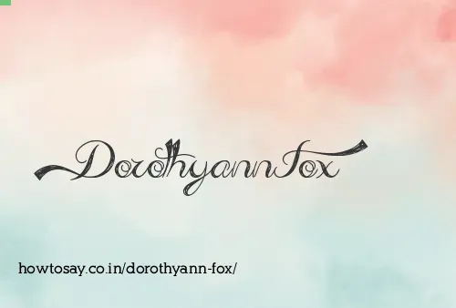 Dorothyann Fox