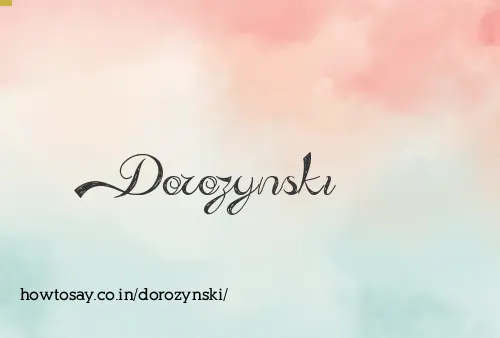 Dorozynski