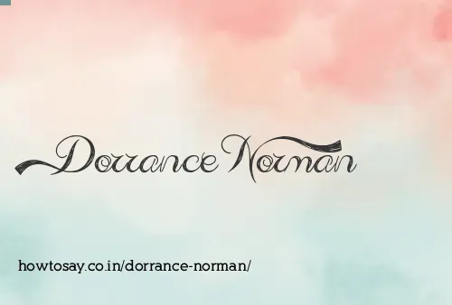 Dorrance Norman