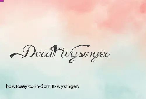 Dorritt Wysinger