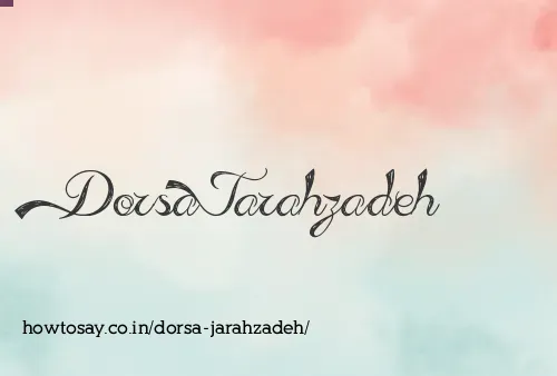 Dorsa Jarahzadeh