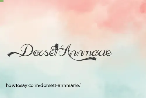 Dorsett Annmarie