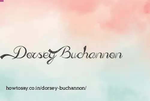 Dorsey Buchannon