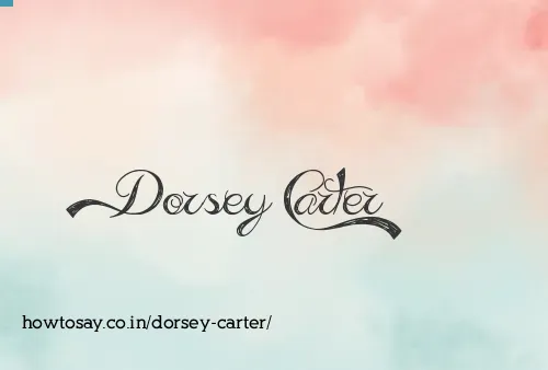 Dorsey Carter