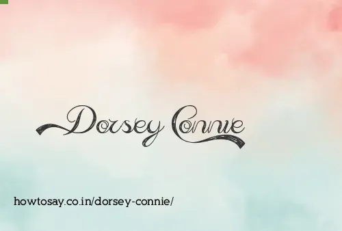 Dorsey Connie