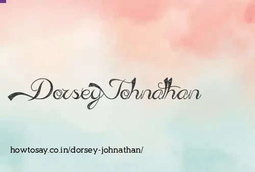 Dorsey Johnathan