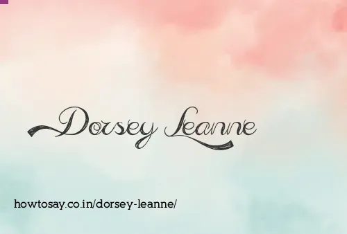 Dorsey Leanne