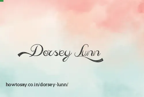 Dorsey Lunn