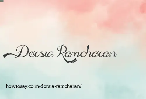 Dorsia Ramcharan