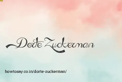 Dorte Zuckerman