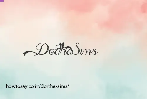 Dortha Sims