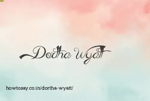 Dortha Wyatt