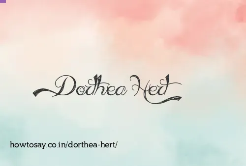 Dorthea Hert