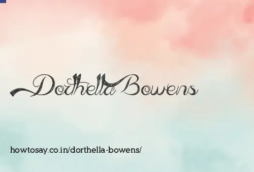 Dorthella Bowens