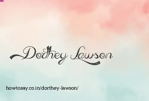 Dorthey Lawson