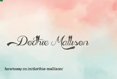 Dorthie Mallison