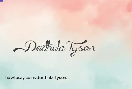 Dorthula Tyson