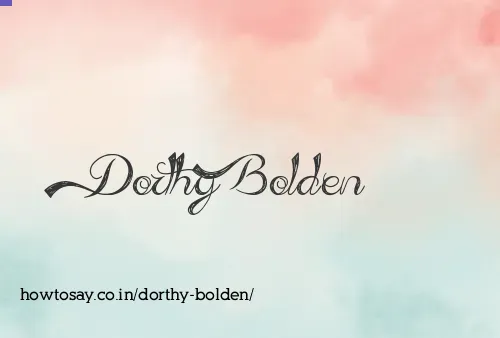 Dorthy Bolden