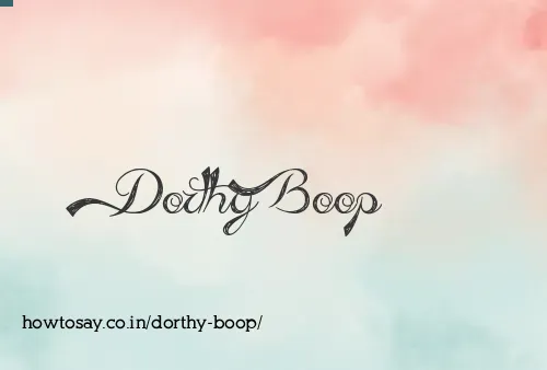 Dorthy Boop