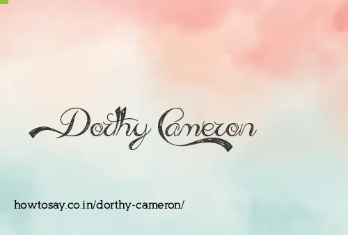 Dorthy Cameron