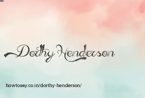 Dorthy Henderson