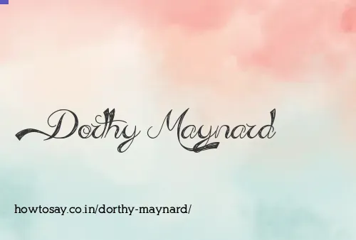 Dorthy Maynard