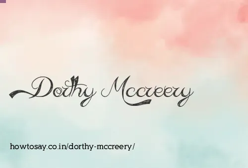 Dorthy Mccreery