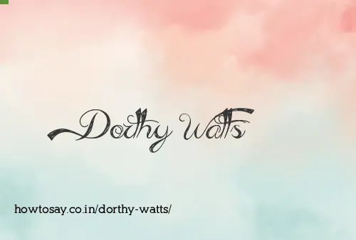 Dorthy Watts
