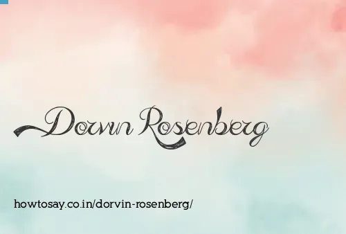 Dorvin Rosenberg