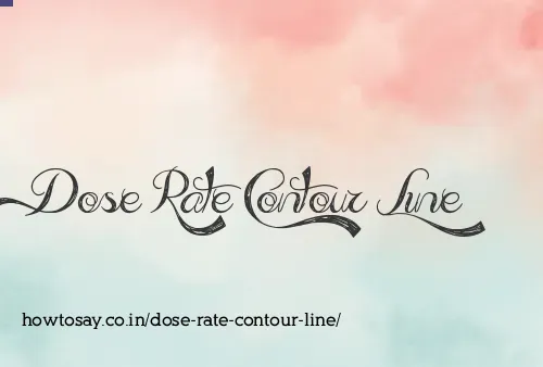Dose Rate Contour Line