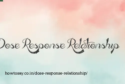 Dose Response Relationship