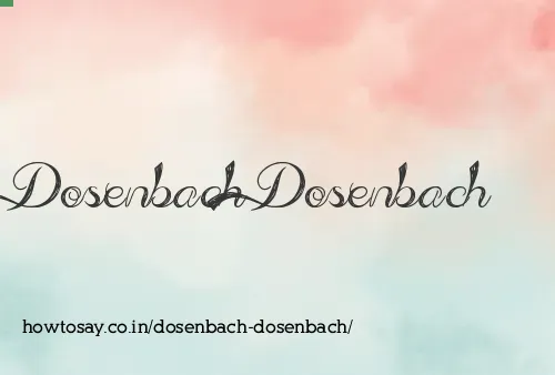 Dosenbach Dosenbach