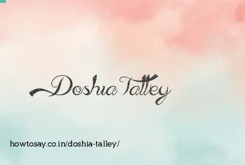 Doshia Talley