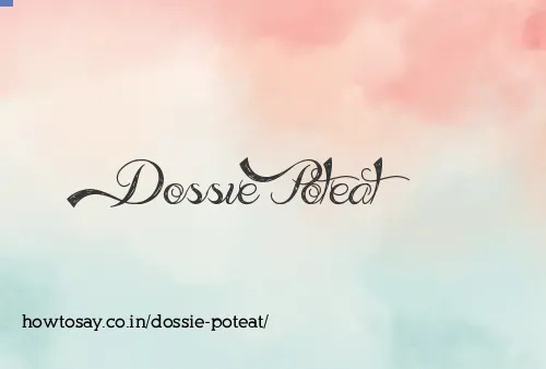 Dossie Poteat