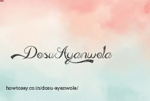 Dosu Ayanwola