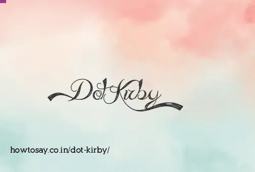 Dot Kirby