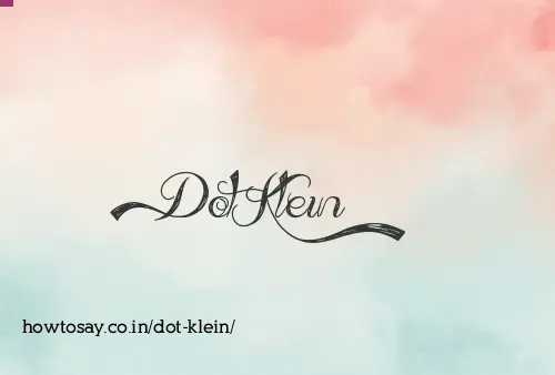 Dot Klein