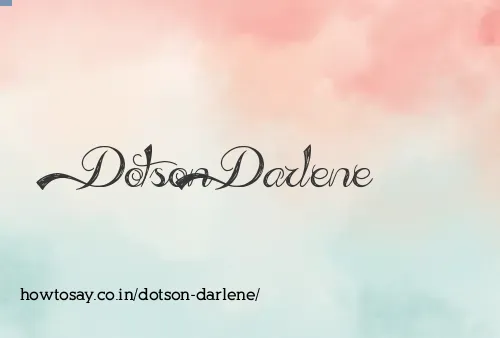 Dotson Darlene
